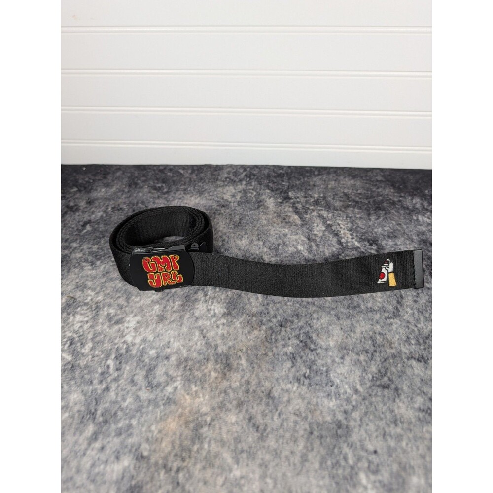 Y2K Skater Empyre Pickup Black Web Belt One Size